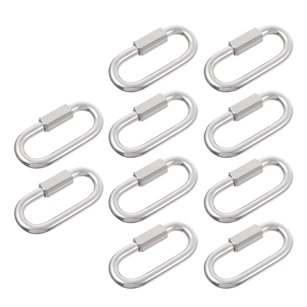 10Pcs Stainless Steel Chain Li - Chain Quick Link ulasan dan harga
