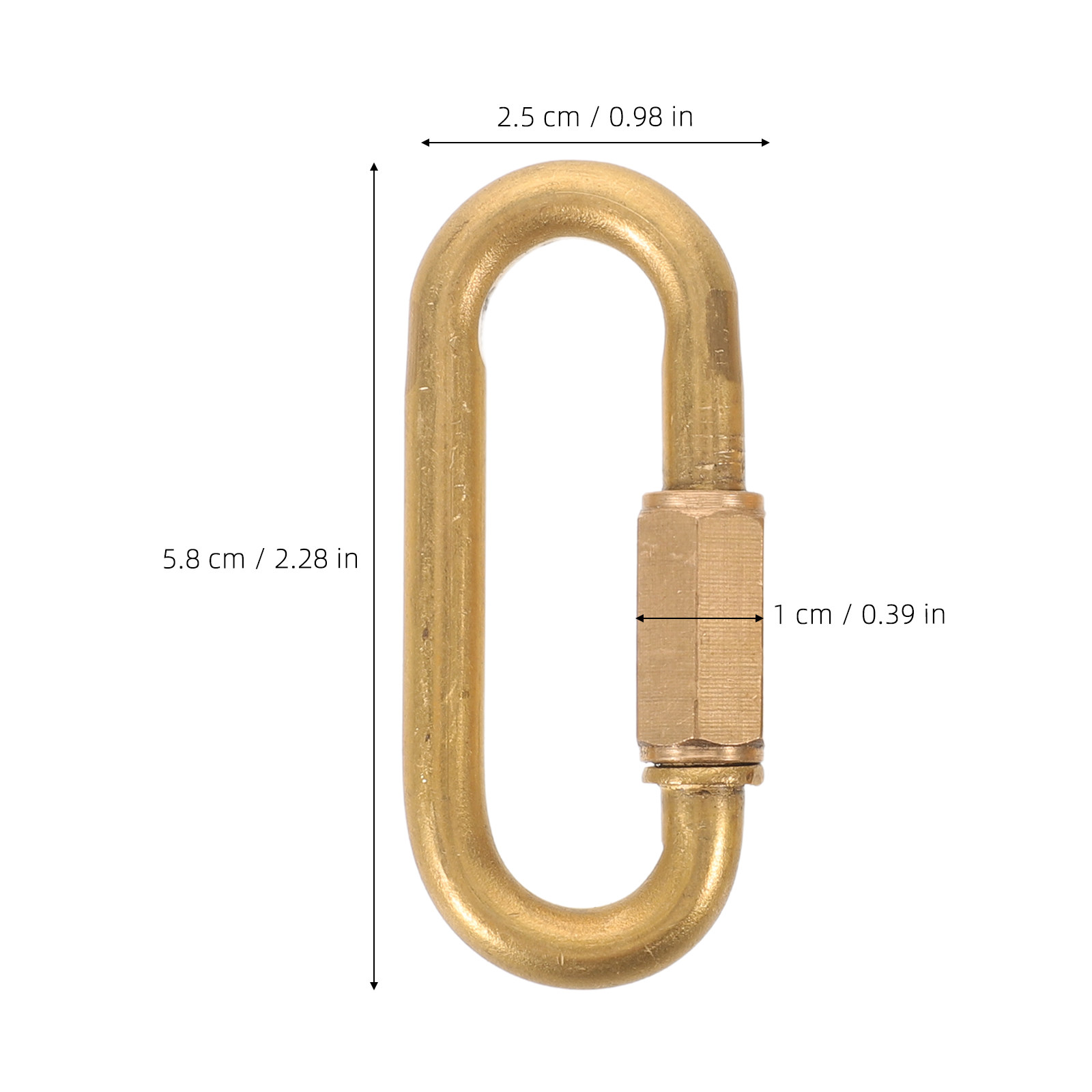2Pcs Copper Screw Lock Quick L - Chain Quick Link ulasan dan harga