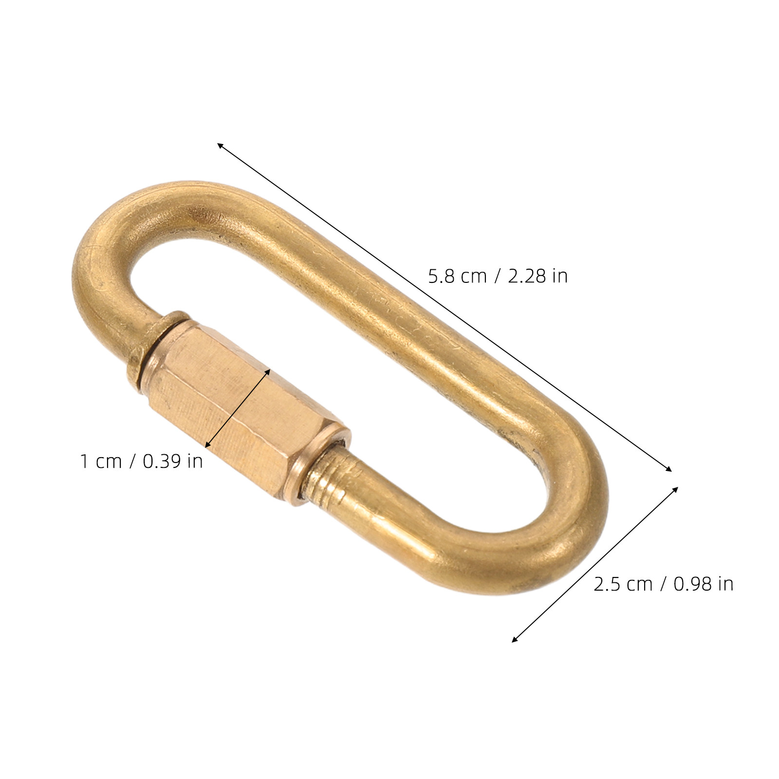 2Pcs Copper Screw Lock Quick L - Chain Quick Link ulasan dan harga